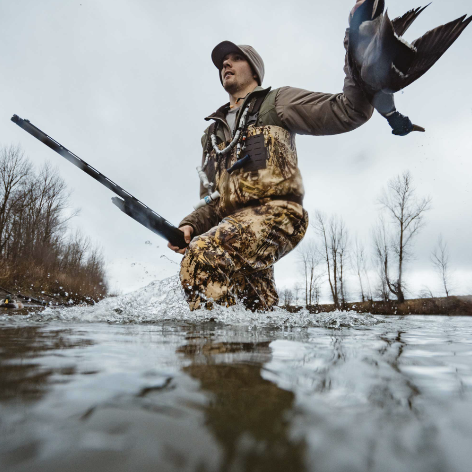 First Lite Waders Forge Waders Typha Camo Duck Hunting