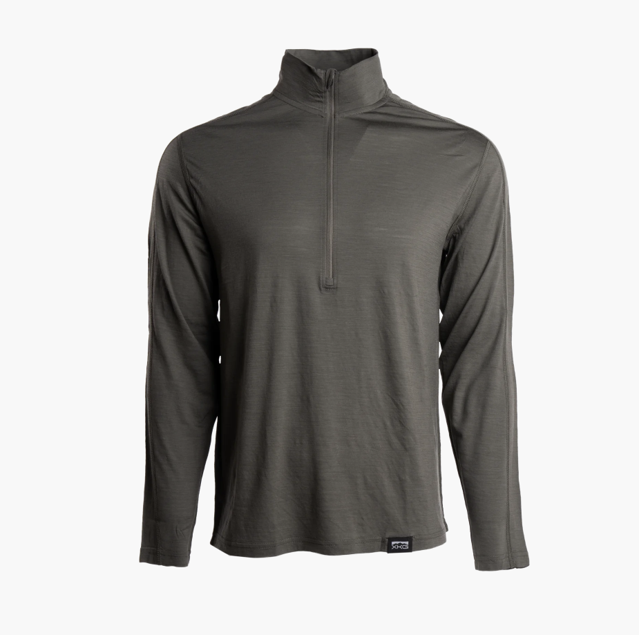 King's Camo Foundation 150 Merino 1/4 Zip Tee