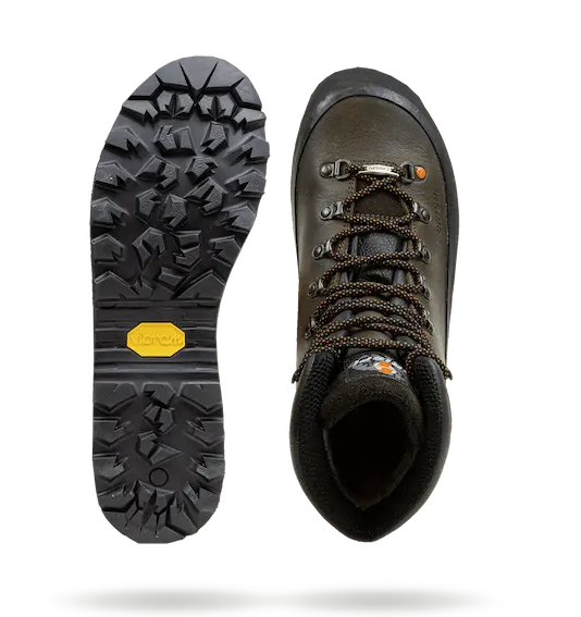 Crispi Shimek GTX hunting boot — waxed Nubuck leather and rubber rand