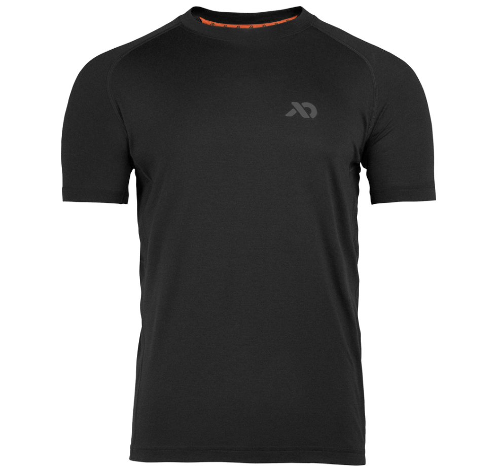 First Lite Wick Short Sleeve Crew ultralight merino hunting shirt in camo