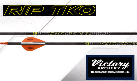 Victory Archery RIP TKO Carbon Fiber Target and Hunting Arrows