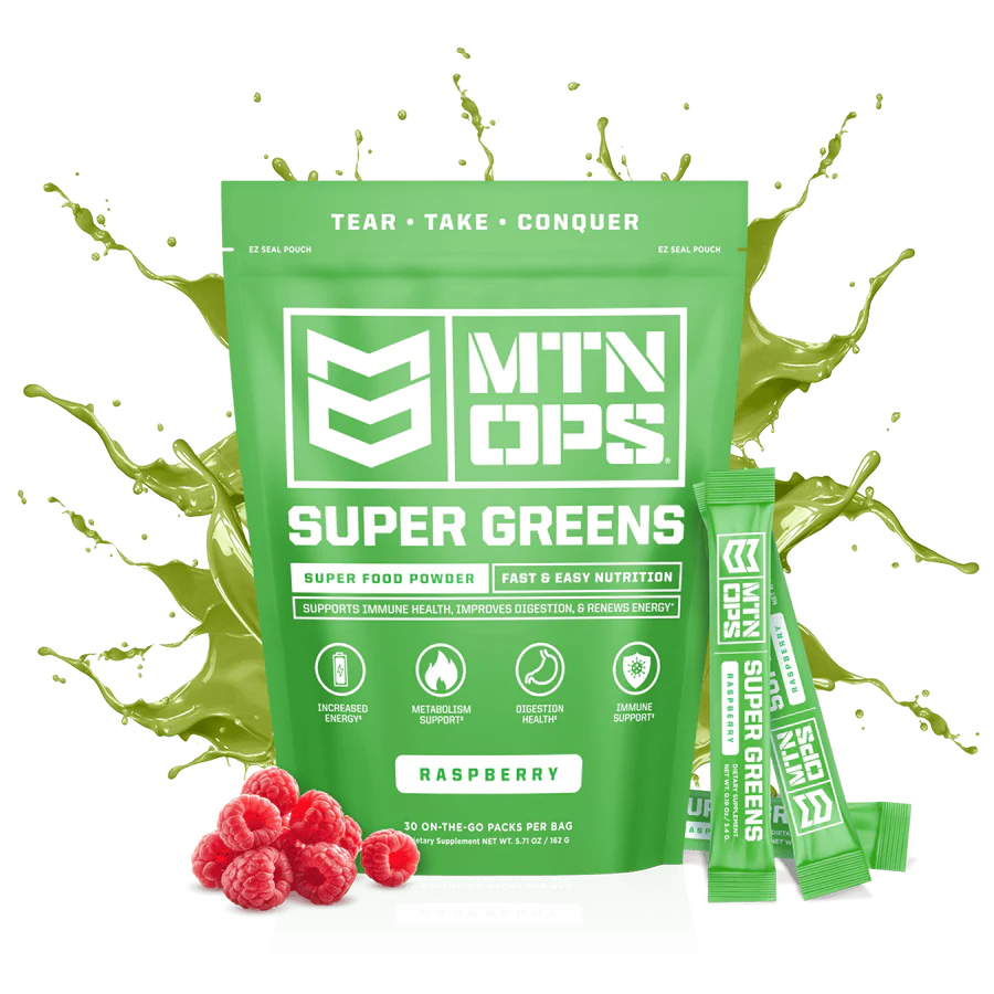 MTN OPS SUPER GREENS Raspberry