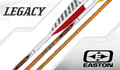 Easton Carbon Legacy Arrows feather Trad