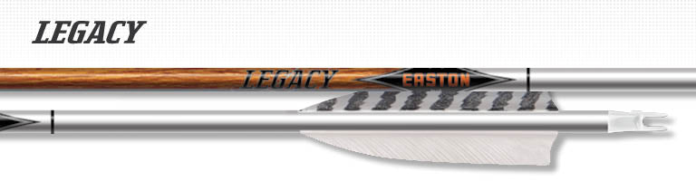 Easton Legacy carbon wood feather Trad