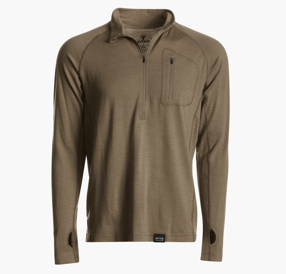 Kings Camo Merino Half Zip