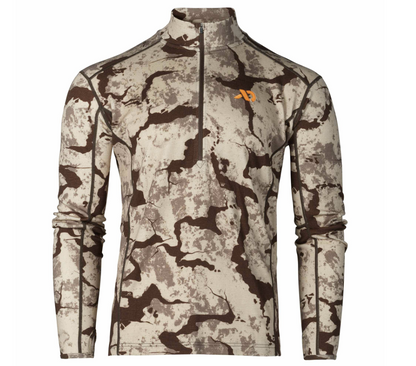 First Lite Kiln Quarter Zip midweight merino wool hunting base layer