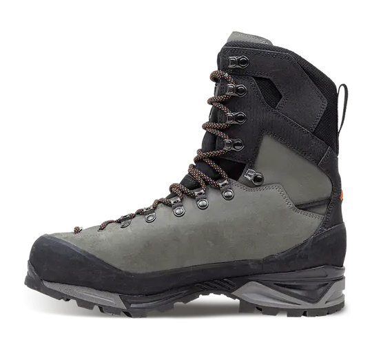 Crispi Briksdal Pro GTX hunting boot — asymmetric lacing system detail