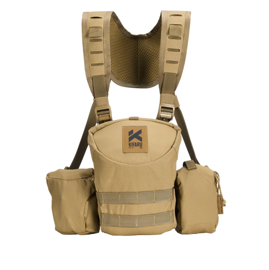 Kifaru Deluxe Bino Harness 6-pocket one-handed operation hunting binocular harness