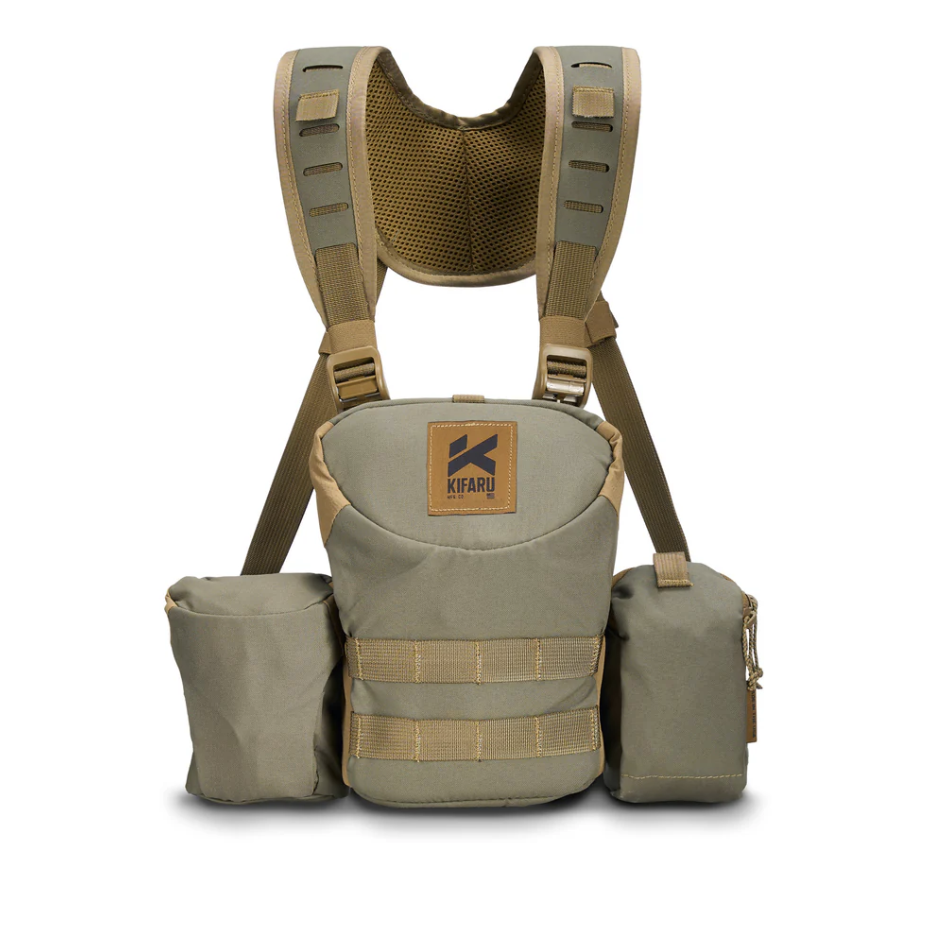 Kifaru Deluxe Bino Harness 6-pocket one-handed operation hunting binocular harness