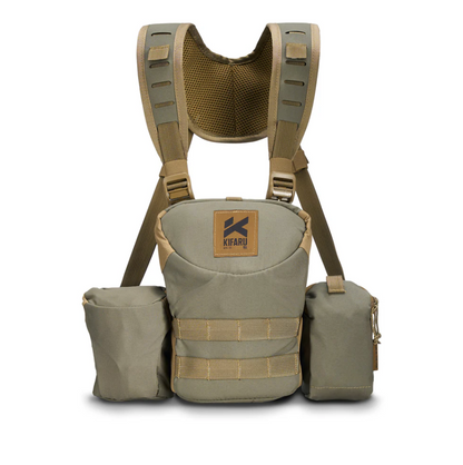 Kifaru Deluxe Bino Harness 6-pocket one-handed operation hunting binocular harness
