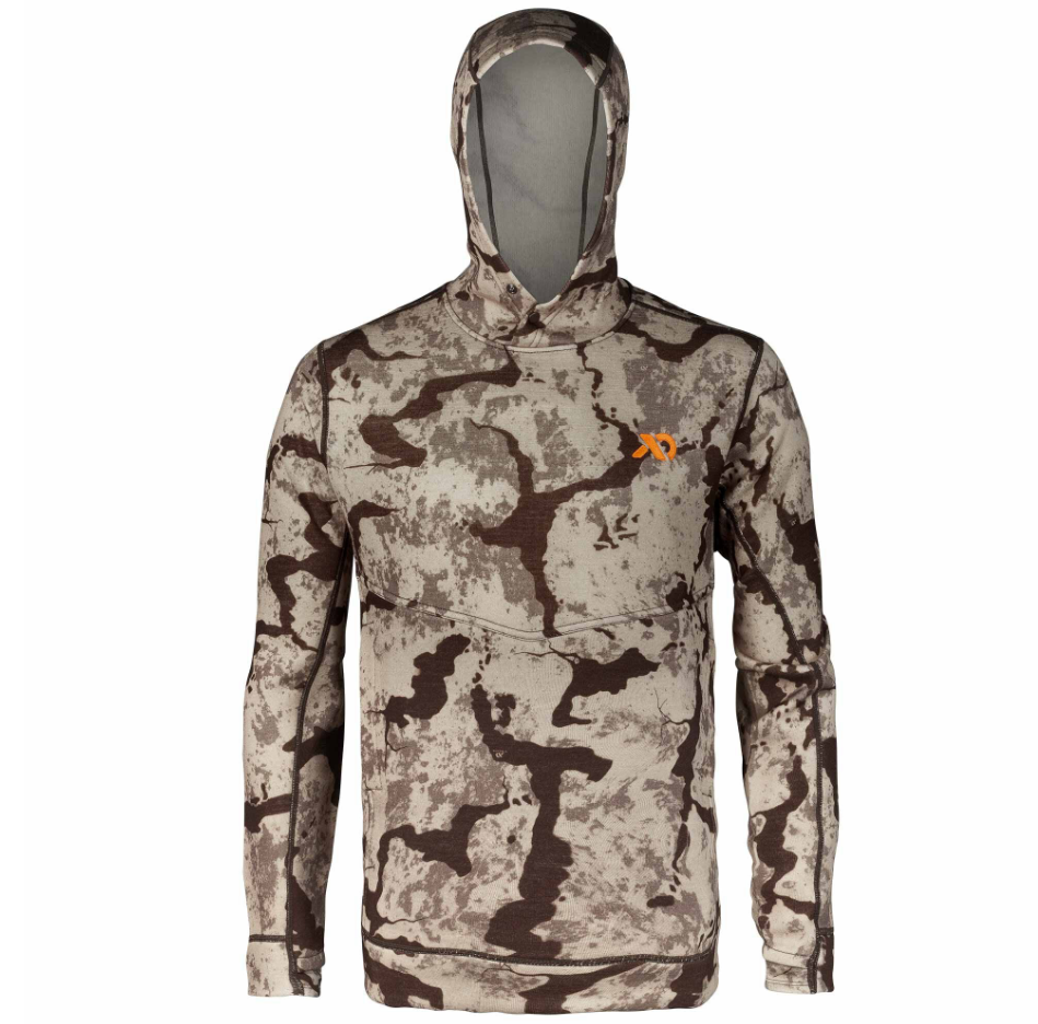 First Lite Furnace Hoody 350g heavyweight merino hunting hoodie for cold weather