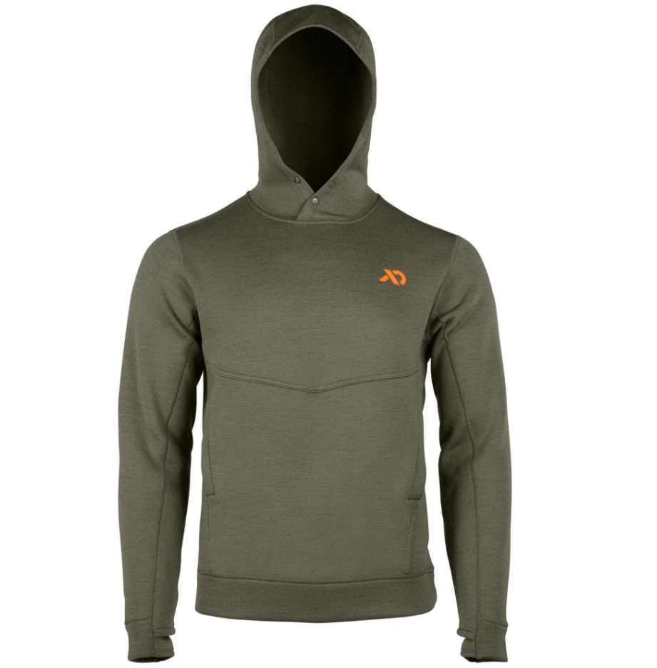 First Lite Furnace Hoody 350g heavyweight merino hunting hoodie for cold weather