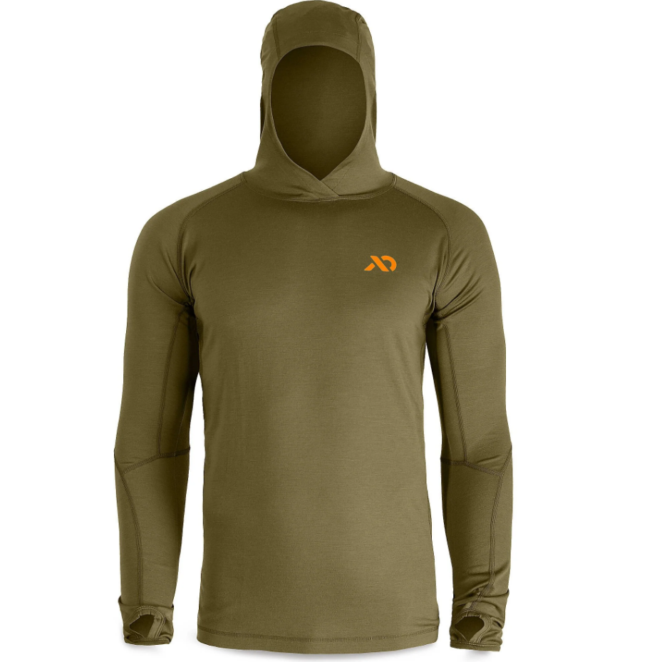 First Lite Wick Hoody ultralight merino hunting hoodie in camo