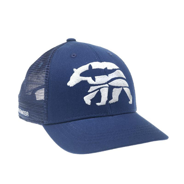 Rep Your Wild- Trout Bear Hat Navy