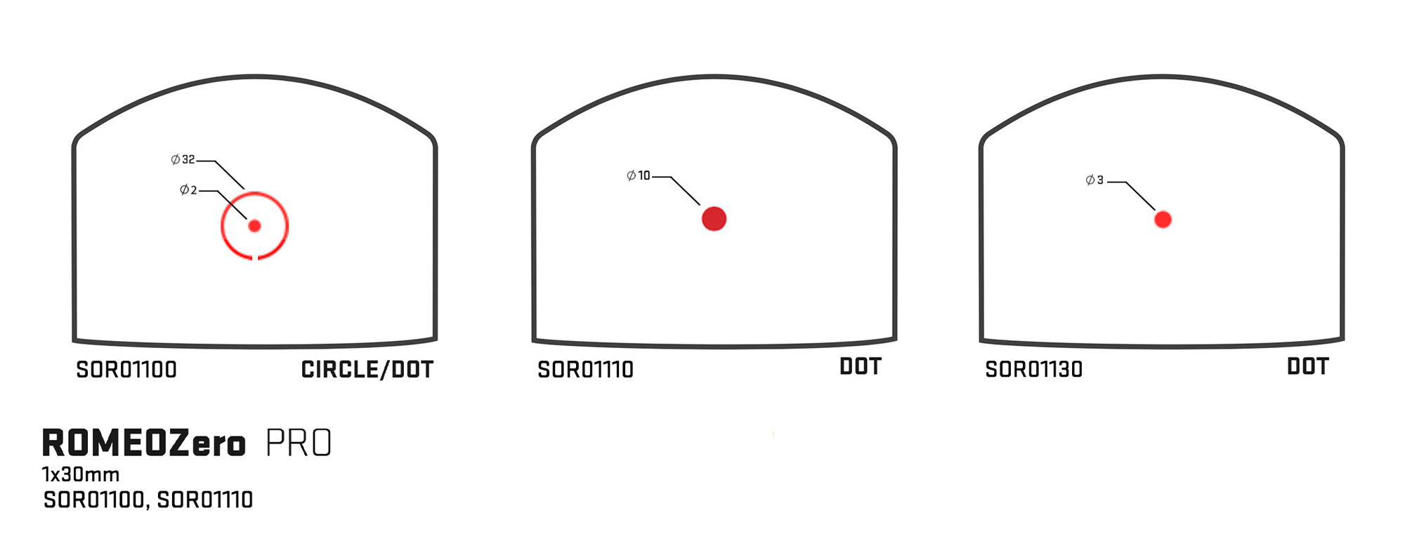 Sig Sauer - RomeoZero Pro 1x30mm Red Dot Sight